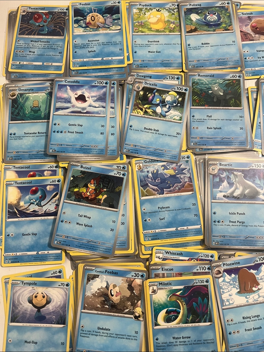 Pokemon Non Holo Ungraded Trading Card Lot 200+ Lot